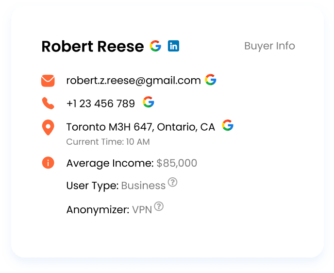 Dashboard With Buyer Info illustration