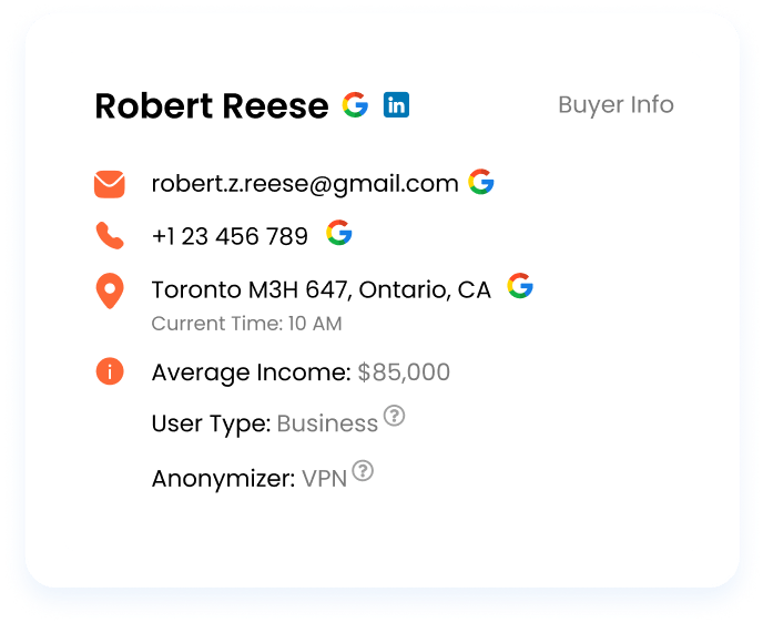 Dashboard With Buyer Info illustration